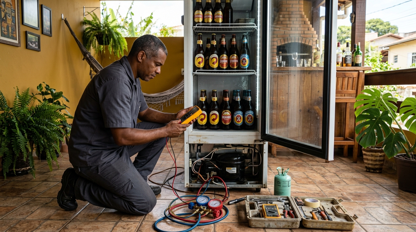 Conserto de placa eletrônica de cervejeira em Juiz de Fora‑MG